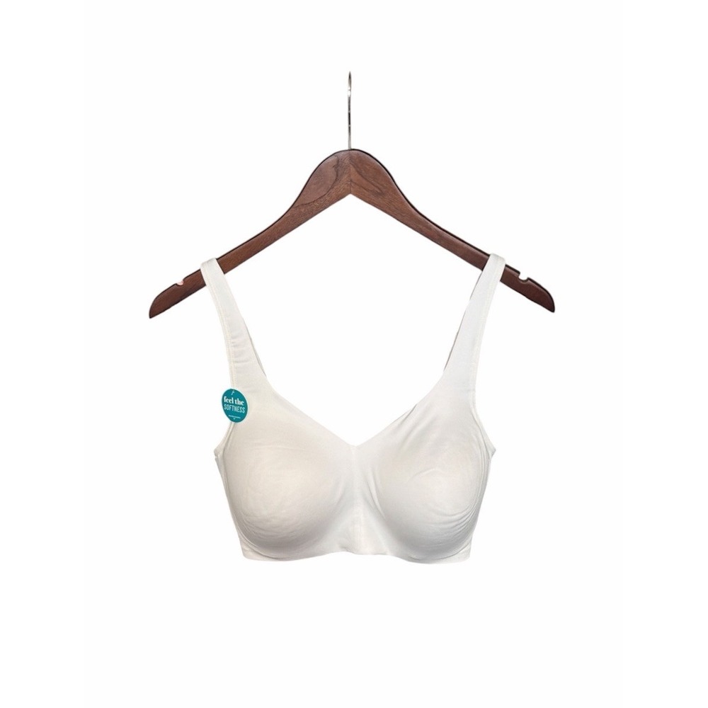 Vanity Fair White Seamless Bra Size XL T Shirt Comfort Classic Wirefree NEW